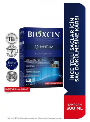 Bioxcin Quantum Şampuan Kuru-Normal Saçlar 300 ml - 1