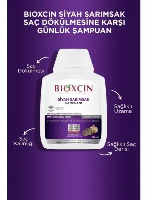 Bioxcin Siyah Sarımsak Şampuanı 3 al 2 öde -3x300ml- - 4