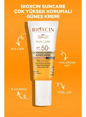 Bioxcin Sun Care Kuru/Normal Ciltler İçin Güneş Kremi Spf 50+ 50 ml - 5