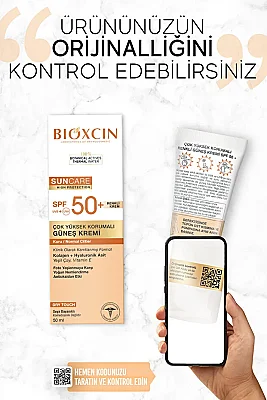 Bioxcin Sun Care Kuru/Normal Ciltler İçin Renkli Güneş Kremi Spf50+ 50 ml - 5