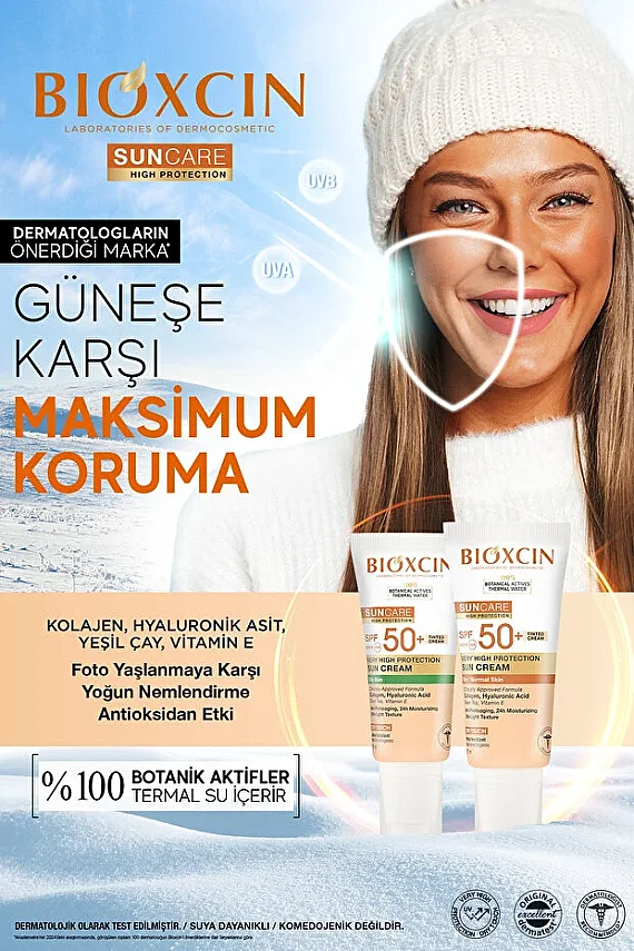 Bioxcin Sun Care Kuru/Normal Ciltler İçin Renkli Güneş Kremi Spf50+ 50 ml - 6