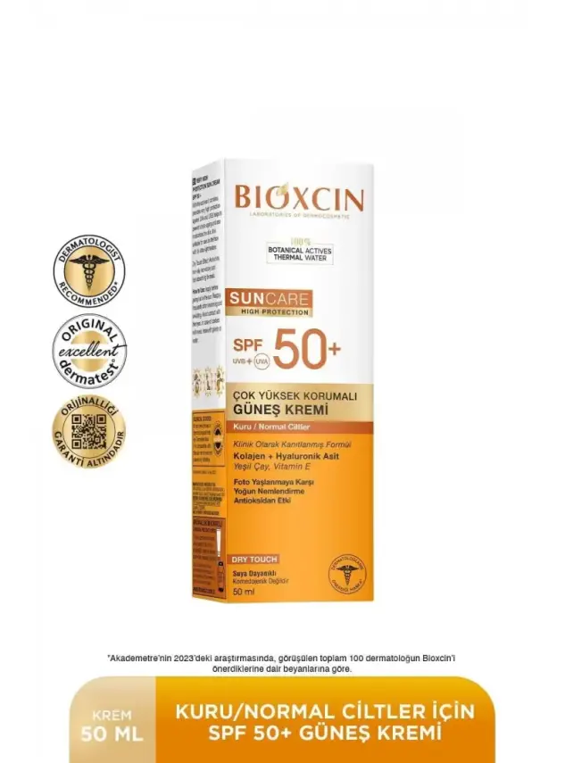 Bioxcin Sun Care Spf 50 Yüz Güneş Kremi 50 ml + Vücut Güneş Spreyi 200 ml - Kuru/Normal Cilt - 3