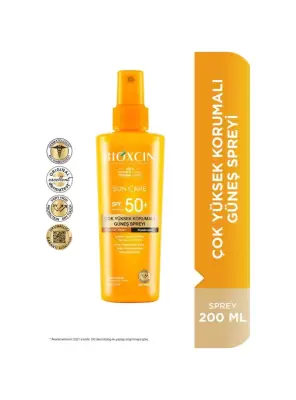 Bioxcin Sun Care Tüm Ciltler İçin Güneş Spreyi Spf 50+ 200 ml - 1