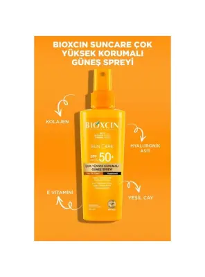 Bioxcin Sun Care Tüm Ciltler İçin Güneş Spreyi Spf 50+ 200 ml - 3