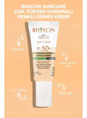 Bioxcin Sun Care Yağlı Ciltler İçin Renkli Güneş Kremi Spf50+ 50ml - 3