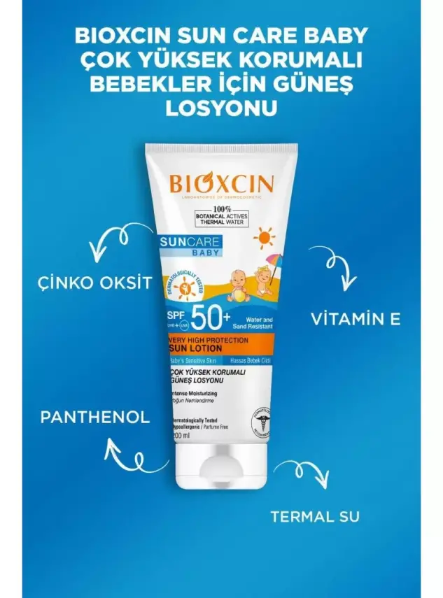 Bioxcin Suncare Baby Spf50+ Mineral Güneş Kremi 100 ml - 5
