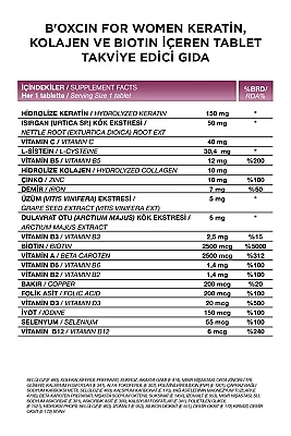 Bioxcin Women’s Hair 30 Tablet - 5