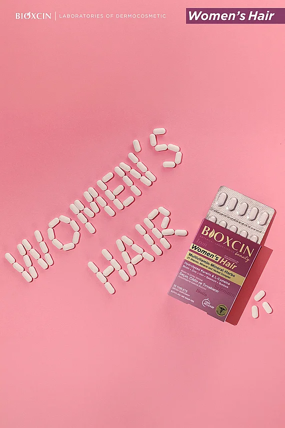 Bioxcin Womens Hair 30 Tablet + Seyahat Boy Multivitamin Şampuan Hediye - 3