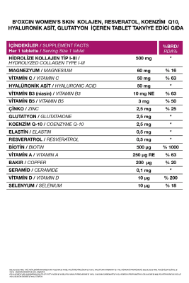Bioxcin Women's Skin 30 Tablet - 5