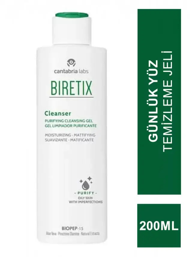 Biretix Cleanser - Günlük Yüz Temizleme Jeli - 200 ml - 2