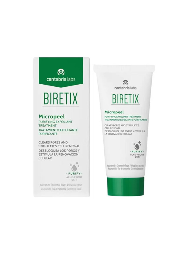 Biretix Micropeel - Yüz Temizleme Jeli - 50ml - Heliocare