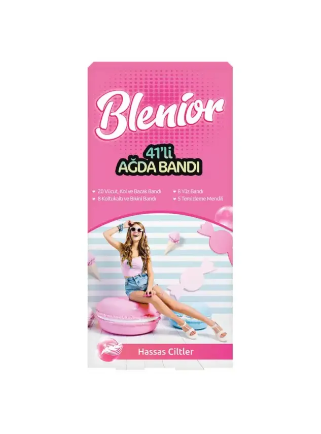 Blenior Ağda Vucut Bandı Hassas 41Li - 1