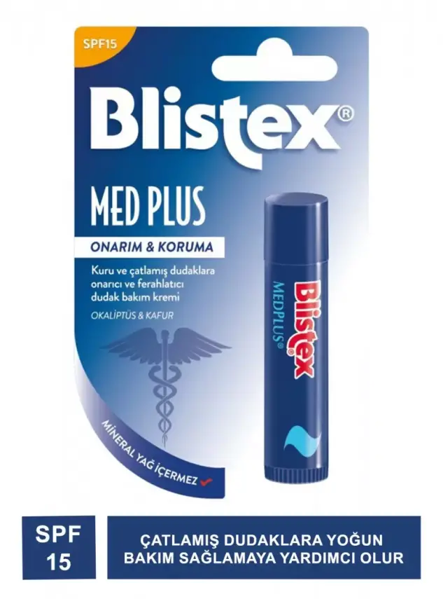 Blistex MedPlus Stick Dudak Bakım Kremi - 1