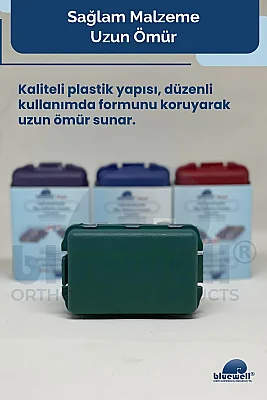 Bluewell Maxxi Taşınabilir İlaç Saklama Kutusu 10 Bölmeli Haftalık Günlük - 5