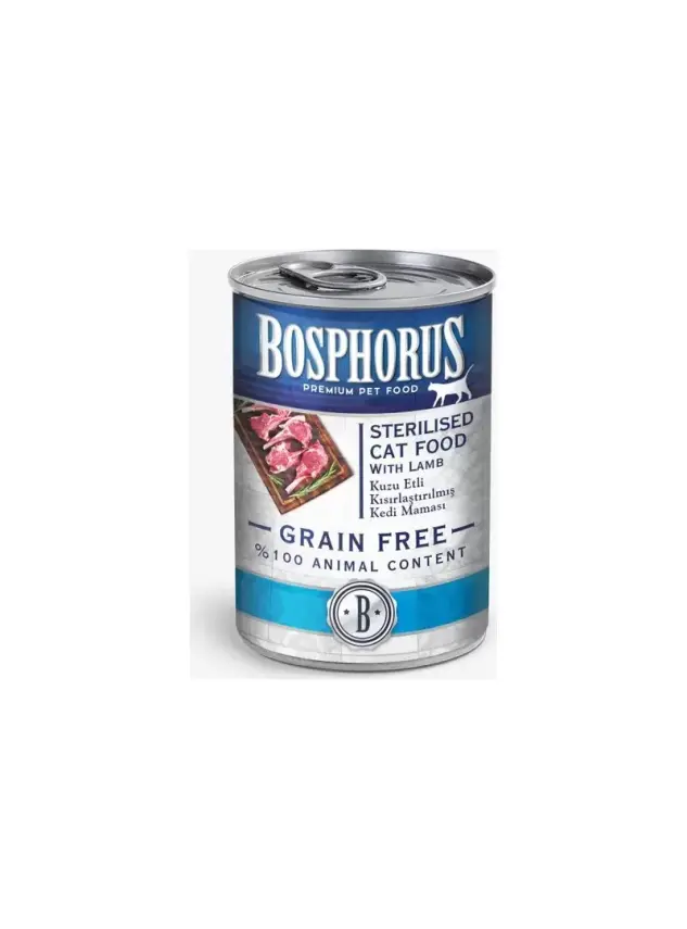 Bosphorus Kuzu Etli Kısırlaştırılmış Kedi Maması 415 Gr - 1