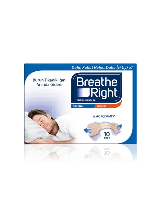 Breathe Right Orijinal / Büyük Boy Burun Bandı 10 Adet - 2