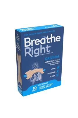 Breathe Right Orijinal / Büyük Boy Burun Bandı 10 Adet - Breath Right