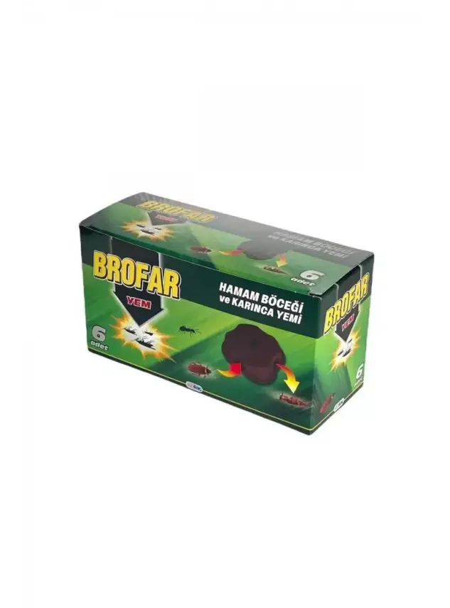 Brofar Hamam Böceği Ve Karınca Yemi 6'lı Böcek Yemi - 1