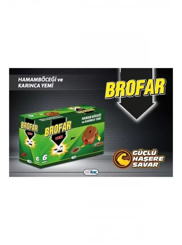 Brofar Hamam Böceği Ve Karınca Yemi 6'lı Böcek Yemi - 2