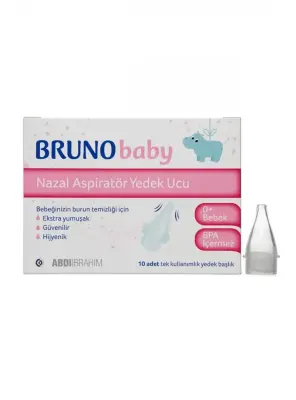 Bruno Baby Nazal Aspiratör Yedek Uç 10'lu - Abdi İbrahim