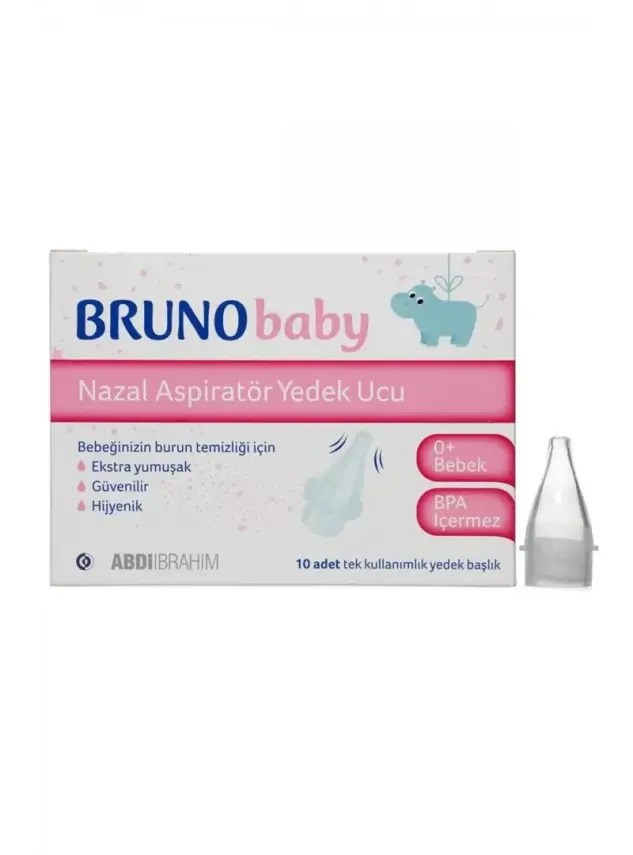 Bruno Baby Nazal Aspiratör Yedek Uç 10'lu - 1