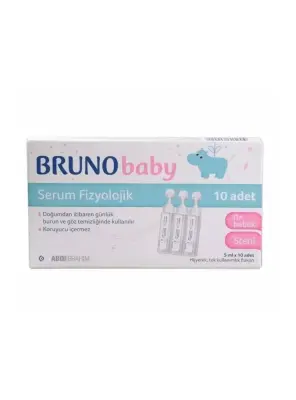 Bruno Baby Serum Fizyolojik 5 ml x 10 Adet - 1