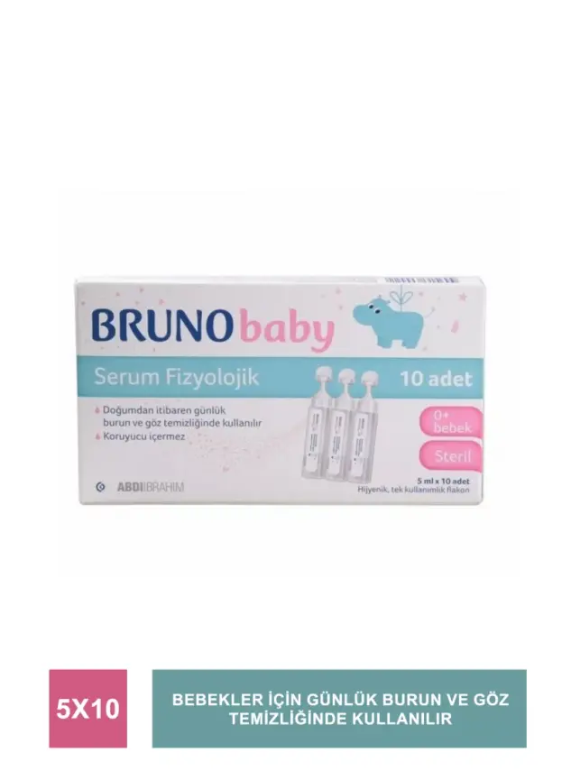 Bruno Baby Serum Fizyolojik 5 ml x 10 Adet - 2