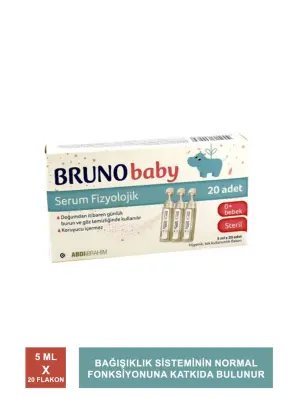 Bruno Baby Serum Fizyolojik 5 ml x 20 Flakon - 2