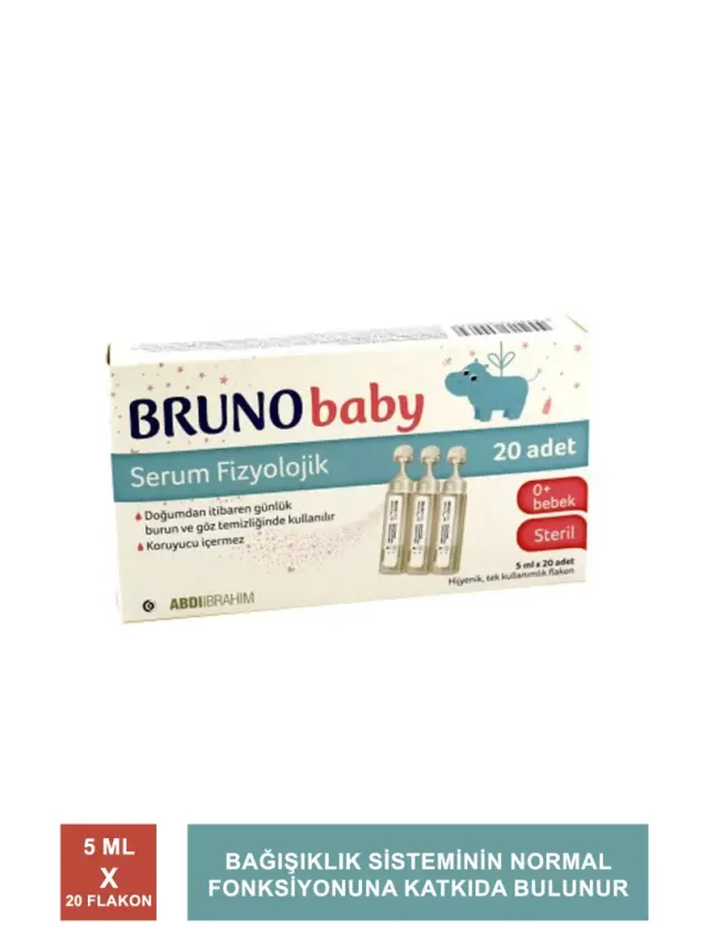 Bruno Baby Serum Fizyolojik 5 ml x 20 Flakon - 2