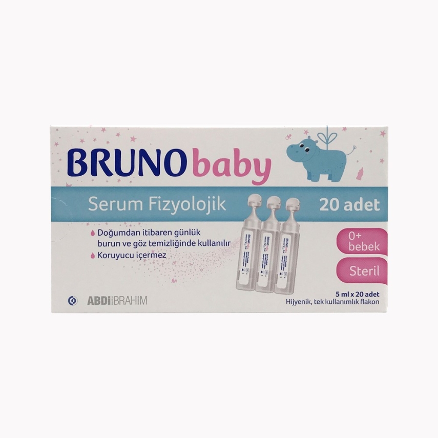 Bruno Serum Fizyolojik 5 ml x 20 Flakon - 1