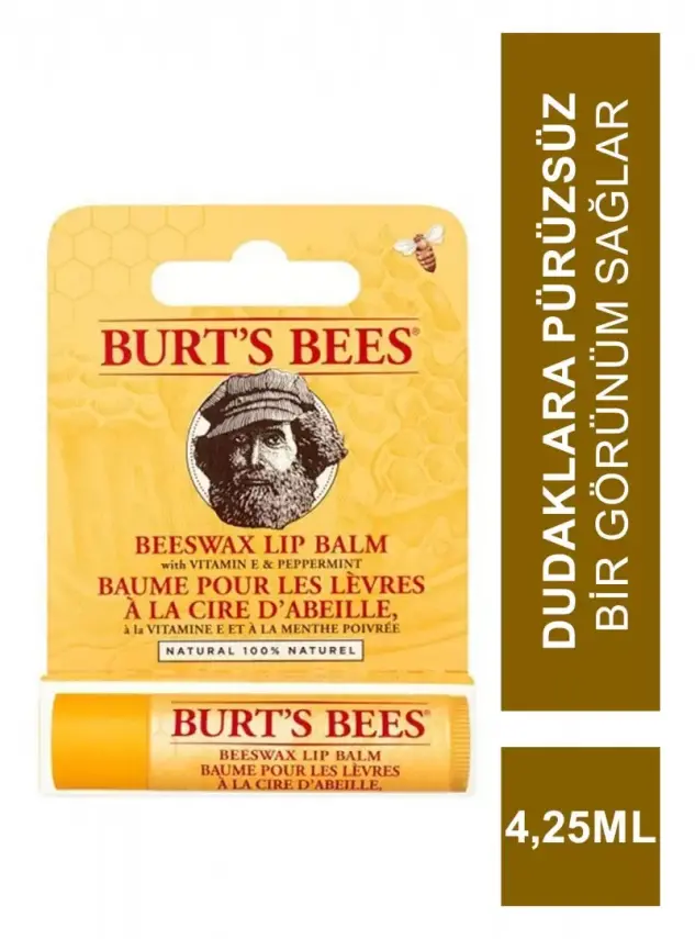 Burts Bees Beeswax Lip Balm 4,25 ml - 1