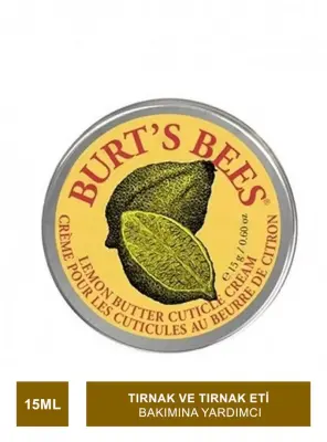 Burts Bees Lemon Butter Cuticle Cream 15 ml Tırnak Eti Bakım Kremi - 1