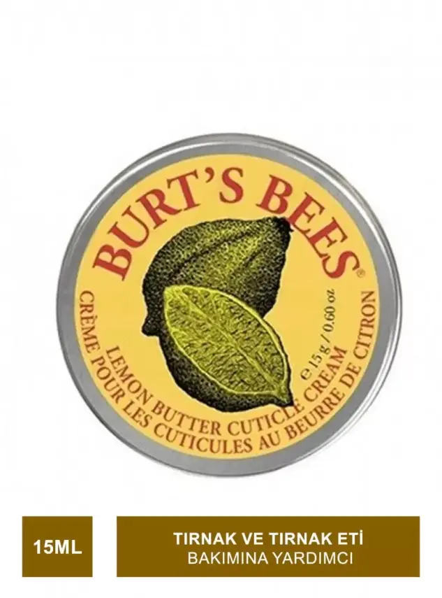 Burts Bees Lemon Butter Cuticle Cream 15 ml Tırnak Eti Bakım Kremi - 1