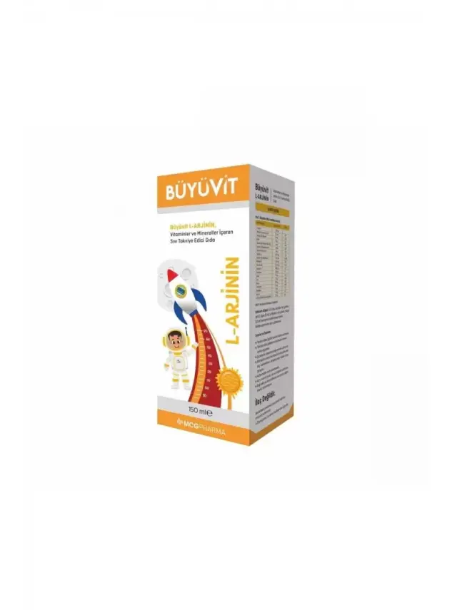 Büyüvit L Arginin Multivitamin ve Mineraller içeren Şurup 150ml - 1