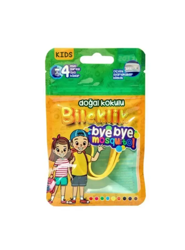 Bye Bye Mosquito Çocuk Sivrisinek Kovucu Bileklik - 1
