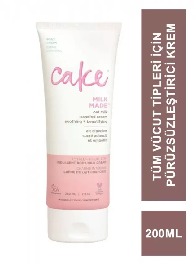 Cake Milk Made Pürüzsüzleştirici Vücut Kremi 200 ml - 1