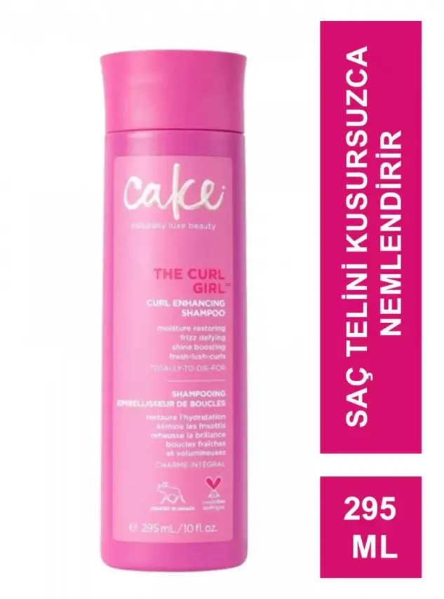 Cake The Curl Girl Dalgalı Saçlar için Güçlendirici Şampuan 295 ml - 1