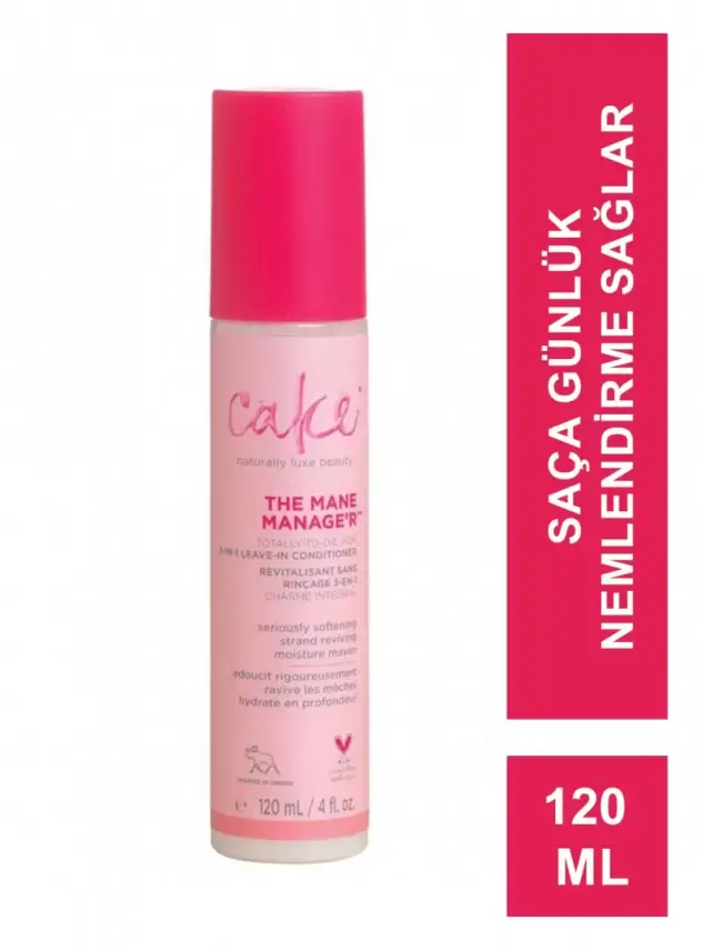 Cake The Mane Manager 3ü 1 Arada Durulanmayan Bakım Kremi 120 ml - 1