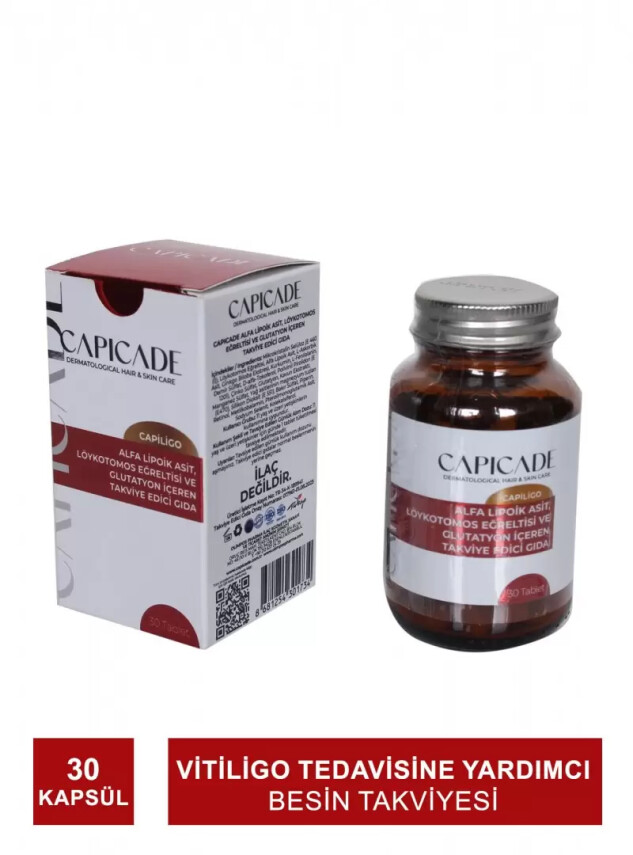 Capicade Capiligo Alfa Lipoik Asit, Löykotomos Eğreltisi ve Glutatyon 30 Tablet - CAPİCADE