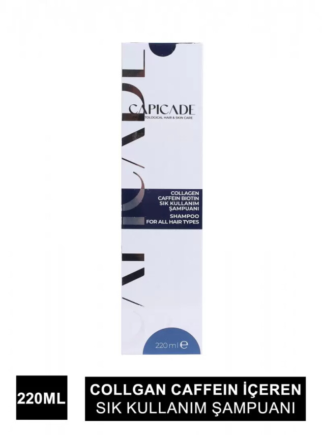 Capicade Collagen Caffein Biotin Sık Kullanım Şampuan 220 ml - CAPİCADE