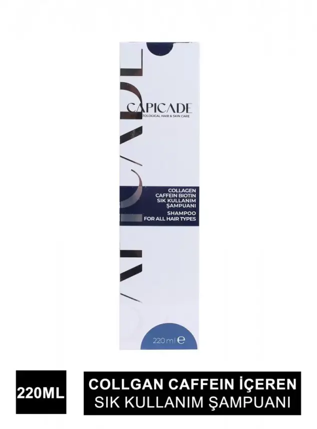 Capicade Collagen Caffein Biotin Sık Kullanım Şampuan 220 ml - 1