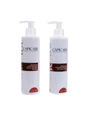 Capicade Demoxcade Cilt Bakım Seti - Şampuan + Losyon - 220+220 ml - 3
