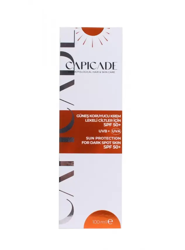 Capicade Güneş Koruyucu Krem Spf 50+ Lekeli Cilt 100 ml - 2