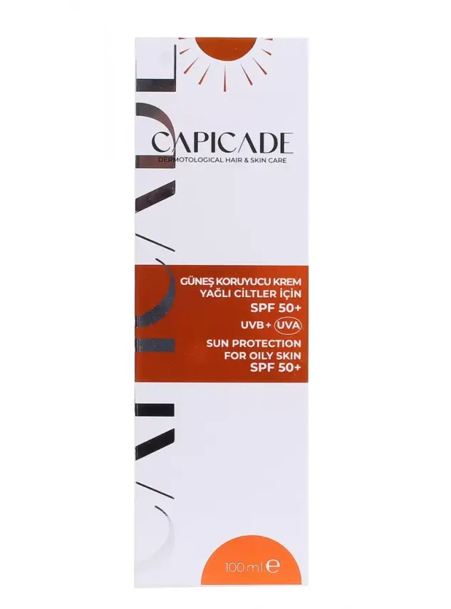 Capicade Güneş Koruyucu Krem Spf 50+ Yağlı Cilt 100 ml - 2