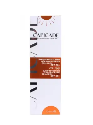 Capicade Güneş Koruyucu Krem Spf 50+ Yaşlanma Karşıtı - Renkli 100 ml - 2