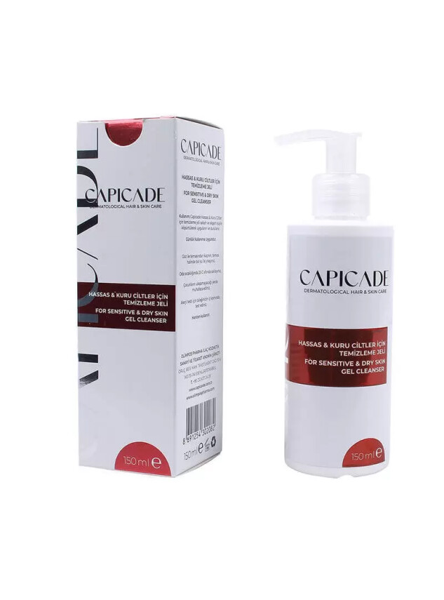 Capicade Hassas & Kuru Ciltler İçin Temizleme Jeli 150 ml - CAPİCADE