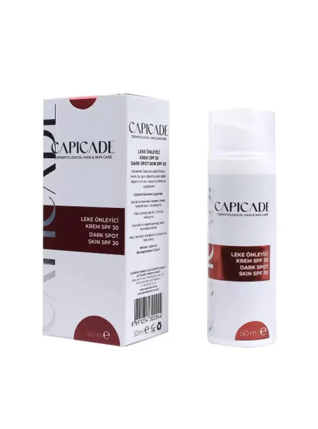 Capicade Leke Önleyici Krem Spf30 50 ml - 2