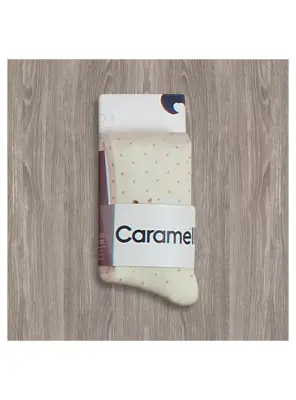 Caramell Benekli Külotlu Çorap - 2