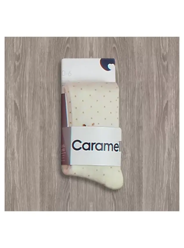 Caramell Benekli Külotlu Çorap - 2
