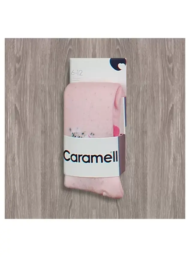 Caramell Benekli Külotlu Çorap - 3